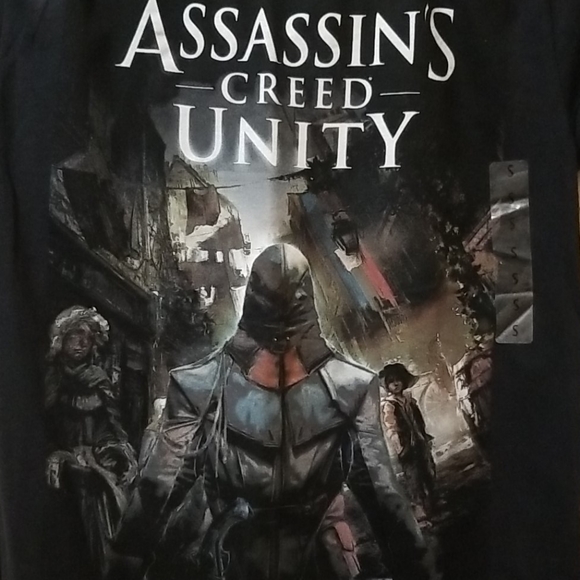 ASSASSIN'S CREED UNITY MEN'S GRAPHIC T- SHIRT SZ S - Picture 4 of 5